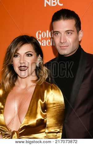 LOS ANGELES - DEC 3:  Shashana Bean, Omar Sharif Jr at the 2017 TrevorLIVE Los Angeles at Beverly Hilton Hotel on December 3, 2017 in Beverly Hills, CA