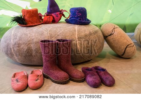 wool fashion boots Cap accessories clothes art studio