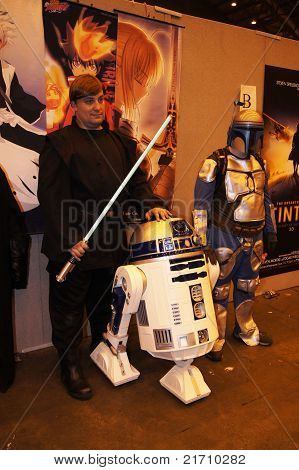 Cosplayers London Film a Comic Con v Earls Court, Londýn 10 červenec 2011