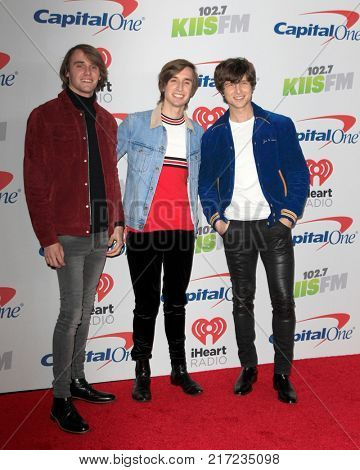 LOS ANGELES - DEC 2:  Acting Natural at the Jingle Ball 2017 at the Forum on December 2, 2017 in Inglewood, CA