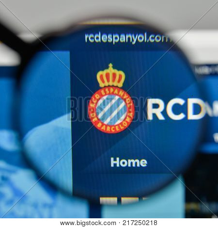 Milan, Italy - November 1, 2017: Rbc Logo On The Website Homepage.