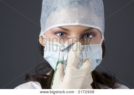 Doctora - ojos azules