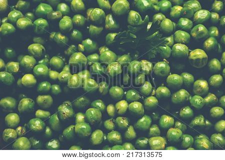 Spicy fried Green Peas pod or chatpata matar falli