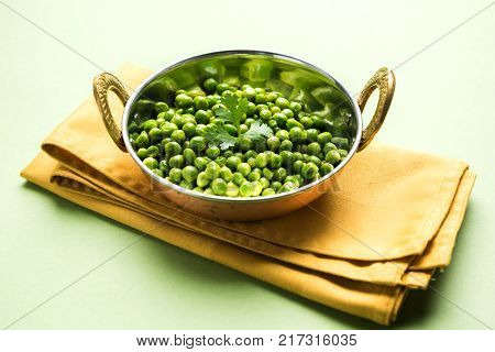Spicy fried Green Peas pod or chatpata matar falli