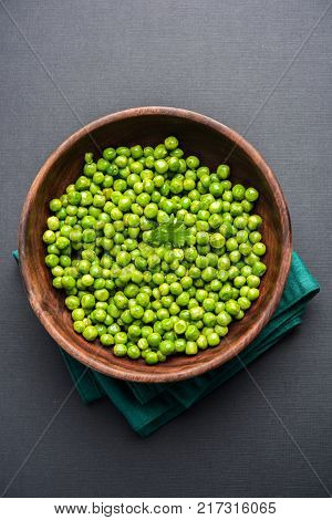 Spicy fried Green Peas pod or chatpata matar falli
