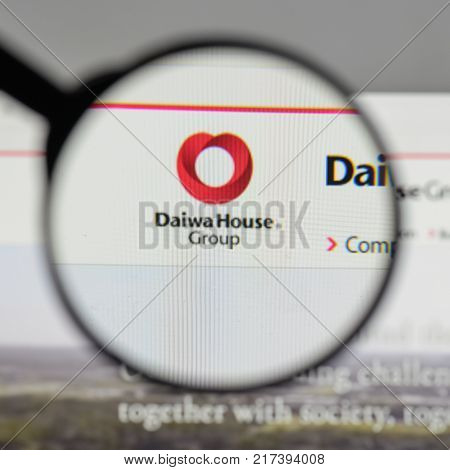 Milan, Italy - August 10, 2017: Daiwa House Industry Logo On The Website Homepage.