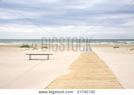 Jurmala (Letland). Afløb til havet