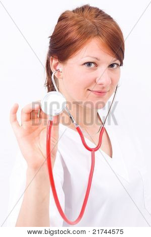 Porträt von Arzt oder Krankenschwester