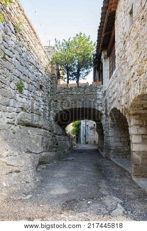 Balazuc is a French commune in the Ardeche department in the Auvergne-Rhone-Alpes region of southern France. The village is a member of The most beautiful villages in France Association