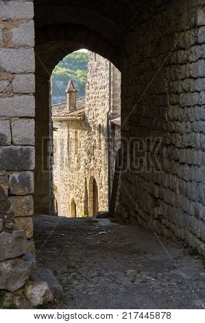 Balazuc is a French commune in the Ardeche department in the Auvergne-Rhone-Alpes region of southern France. The village is a member of The most beautiful villages in France Association