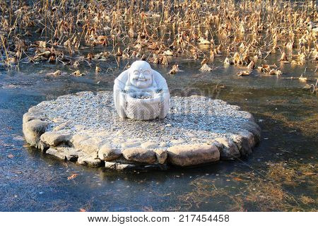 Naksansa temple with nature in South Korea
