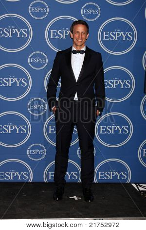 LOS ANGELES - 13 de julho: Seth Meyers na sala de imprensa do 2011 ESPY Awards, no Nokia Theatre em LA 