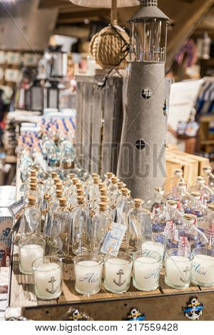 Germany / Koserow - October 21, 2017: Shop Karls in Koserow