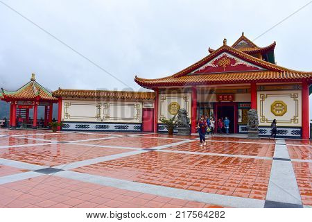 Genting Highlands, Malaysia - November 2, 2017: Chin Swee Caves Temple