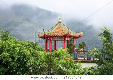 Genting Highlands, Malaysia - November 2, 2017: Chin Swee Caves Temple
