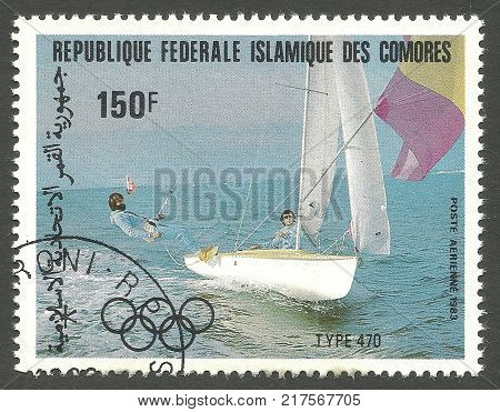 Olympic Games Sailing at Los Angeles Summer Olympics