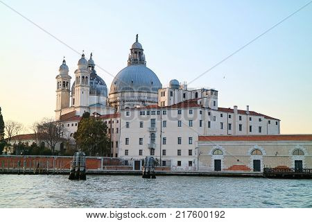 Pastel colors on the river.It is castle anywhere from Europe.