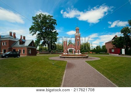 Ramon Russia - June 13 2016: Palace of the Princess of Oldenburg in the village of Ramon Voronezh region