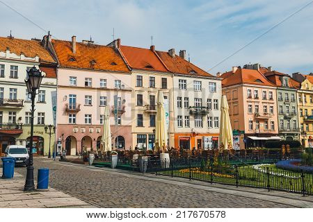Poland, Kalisz, May 25, 2015: Main Square In Kalisz, One Of The Oldest City In Poland
