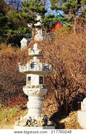 Naksansa temple with nature in South Korea