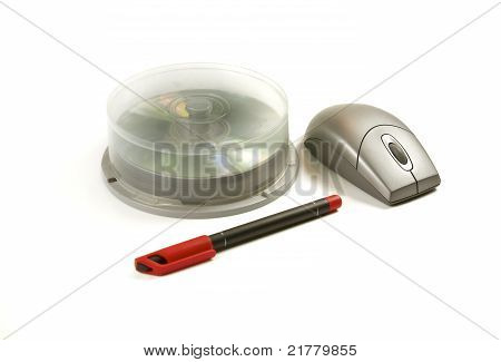 문구, Cd, 펜 및 마우스