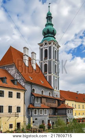 The former church of St. Jost Church in Cesky Krumlov Czech republic