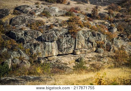 wide view of Arbuzinskiy Canyon Nikolaev region Ukraine