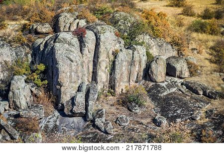 wide view of Arbuzinskiy Canyon Nikolaev region Ukraine