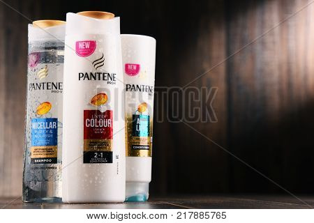 Containers Of Pantene Products