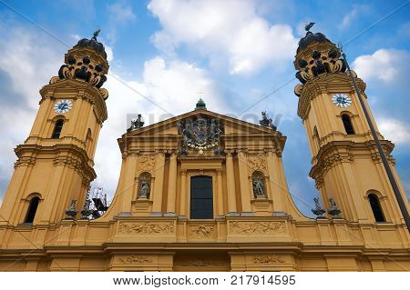 Theatine Church of St. Cajetan (Theatinerkirche St. Kajetan) in Munich Germany