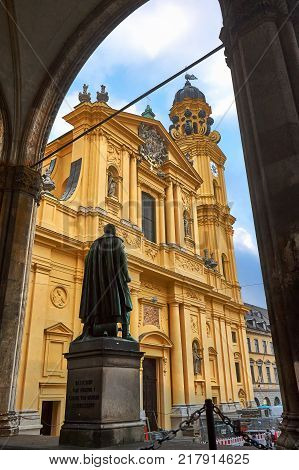 Theatine Church of St. Cajetan (Theatinerkirche St. Kajetan) in Munich Germany