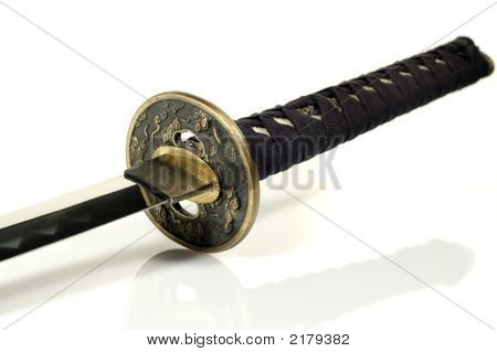 Katana mit Reflektion