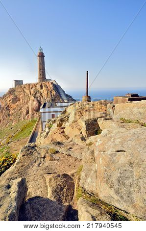 Faro Cabo Vilano Is Located In The Town Hall Of Camari
