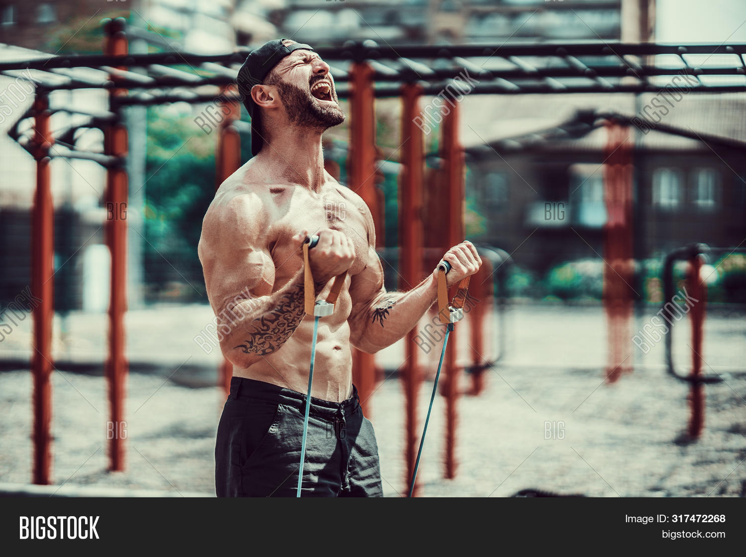 Fitness Man Exercising Image & Photo (Free Trial) | Bigstock