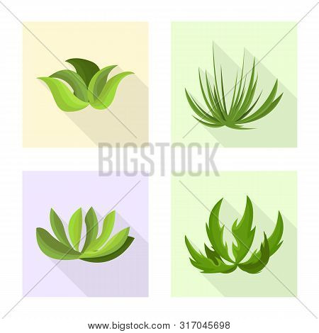 Vector Design Of Landscaping And Summer Symbol. Set Of Landscaping And Environment Stock Symbol For 