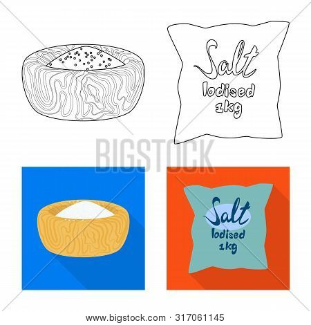 Vector Design Of Cooking And Sea Icon. Set Of Cooking And Baking Vector Icon For Stock.