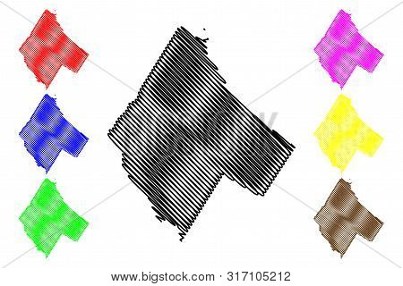 Awdal Region (federal Republic Of Somalia, Horn Of Africa) Map Vector Illustration, Scribble Sketch 