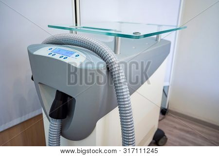 Cryotherapy System Machine In Beauty Parlor Close