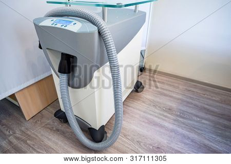 Cryotherapy System Machine In Beauty Parlor Close