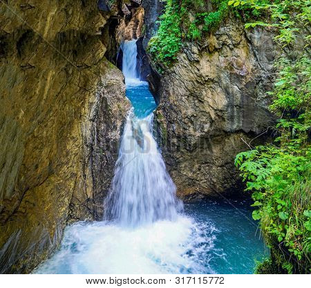 02_the Magnificent Canyon  Thun Sigmun Klamm Near City Kaprun, Austria.