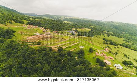 Yenokavan, Armenia - April 11, 2019: Yenokavan Village, Apaga Resort.