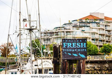 Nanaimo, British Columbia - May 17, 2017: Nanaimo Is A City And Port On The East Coast Of Vancouver 