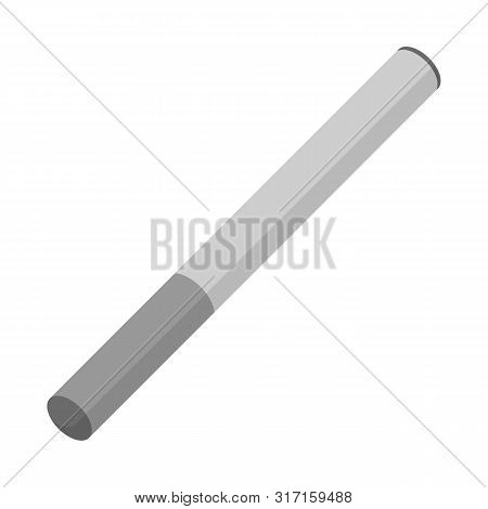 Vector Design Of Cigarette And Ash Sign. Collection Of Cigarette And Smoke Vector Icon For Stock.