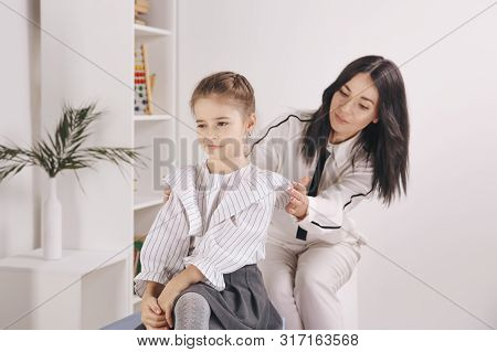 Children Psyhology Concept. Session Of Psychologist Treatment.