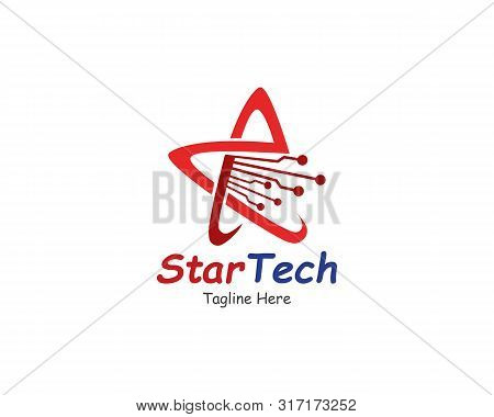 Star Technology Logo Symbol Or Icon Template