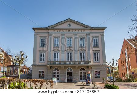 Ratzeburg, Germany - April 19, 2019: Historic Theater In The Center Of Ratzeburg, Germany