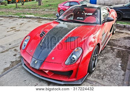 October 7, 2014, Kiev, Ukraine; Ferrari 599 Gtb Fiorano Stallone Mansory