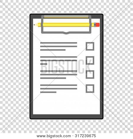 To Do List With Pencil Filled Up Empty