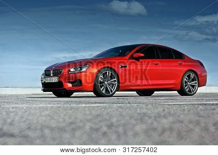 July 7, 2016; Kiev, Ukraine. Bmw M6 In The City