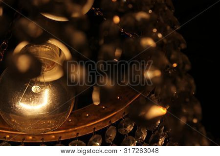 Light Bulb Amazing Photo. Photo In Reto Style